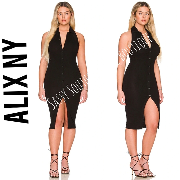 knee length dresses for ladies ALIX DRESS – Something About Me main image 1